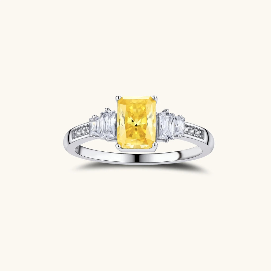 Golden Radiance Moissanite Set