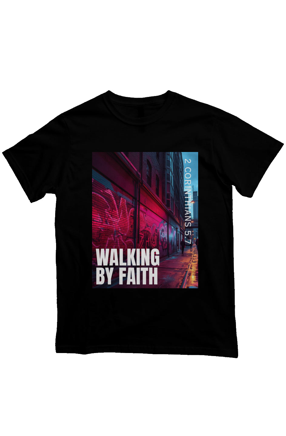 WALKING IN FAITH GRAPHIC TEE